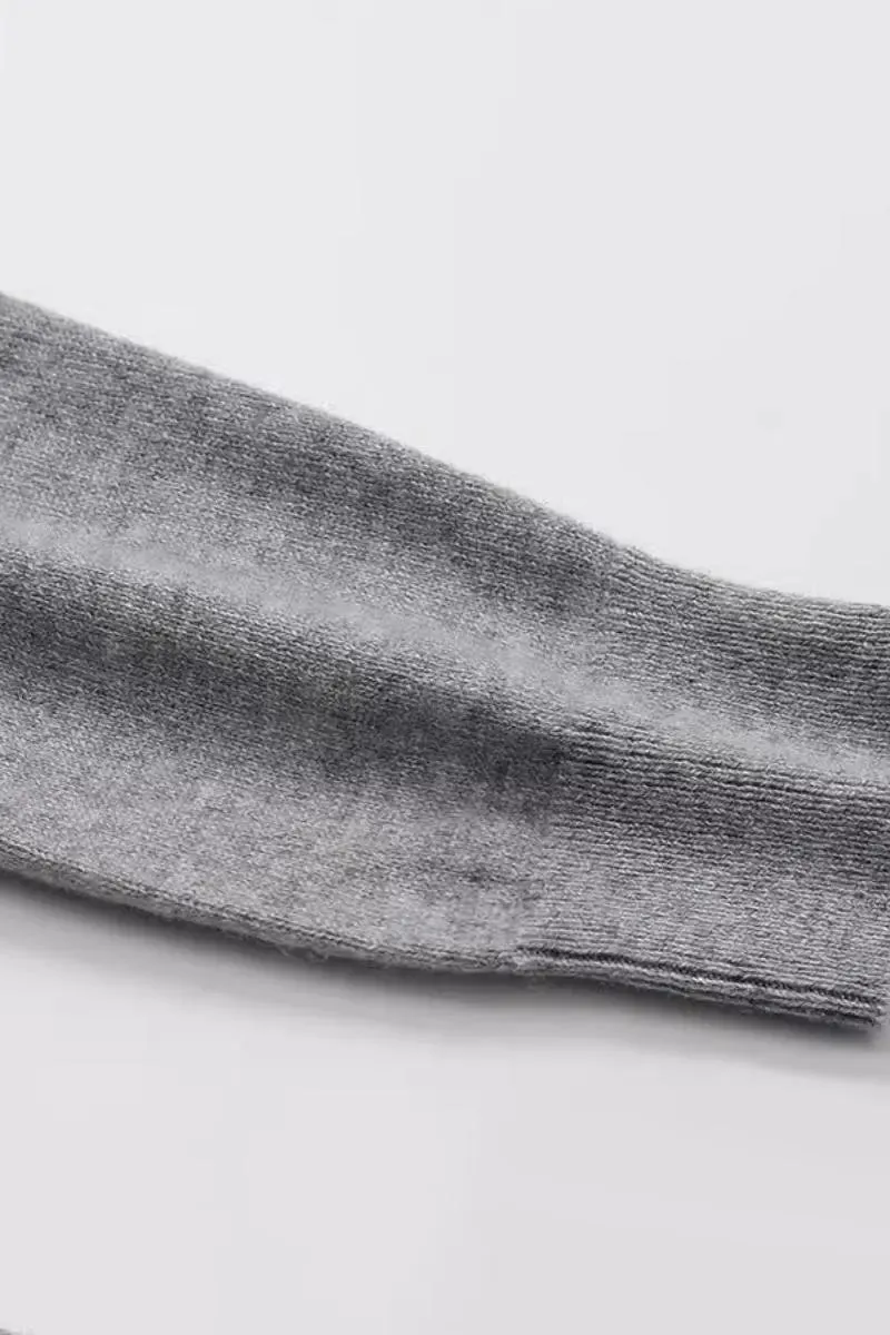 100 Cashmere Hooded Zip-Front Sweater