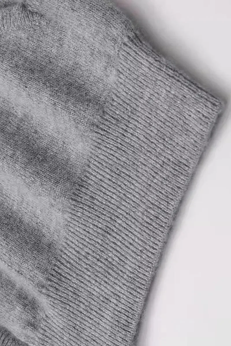 100 Cashmere Hooded Zip-Front Sweater