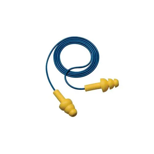 3M  E-A-R UltraFit 340-4004 Corded Earplugs, 25 dB NRR