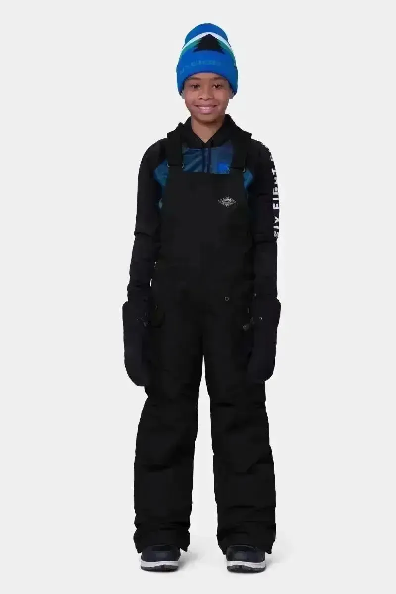 686 Boys Frontier Insulated Bib Snow Pants - Blk