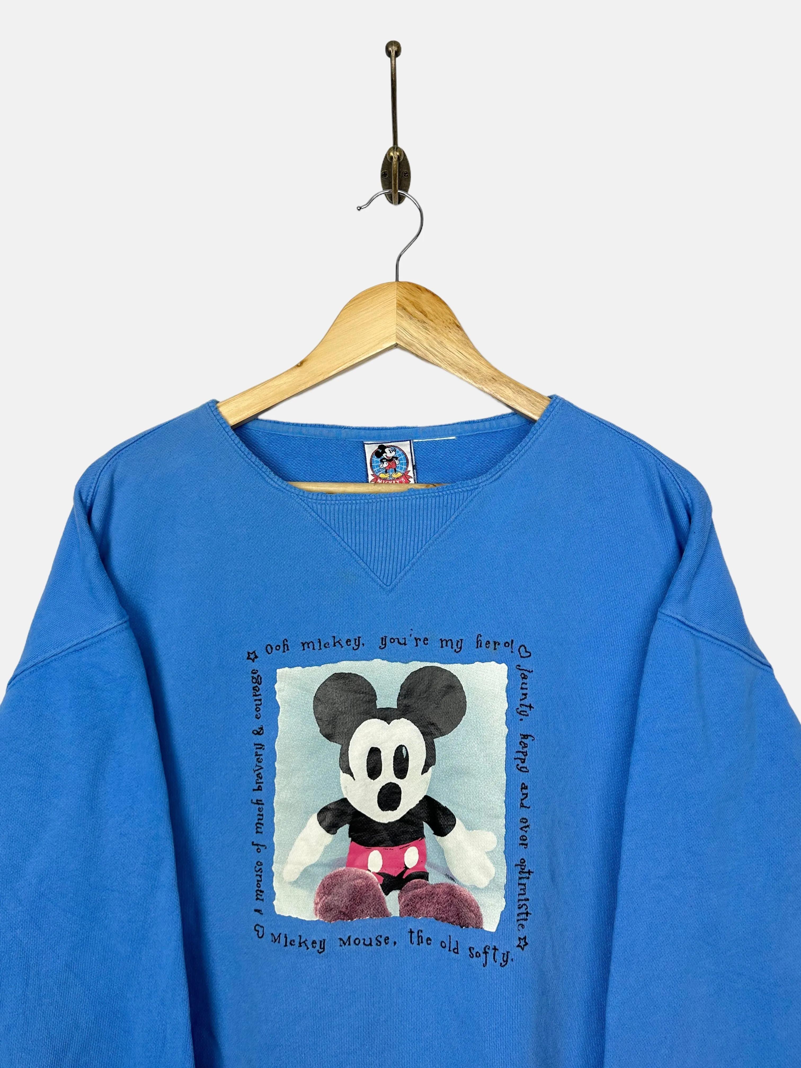 90's Disney Mickey Mouse Vintage Sweatshirt Size L