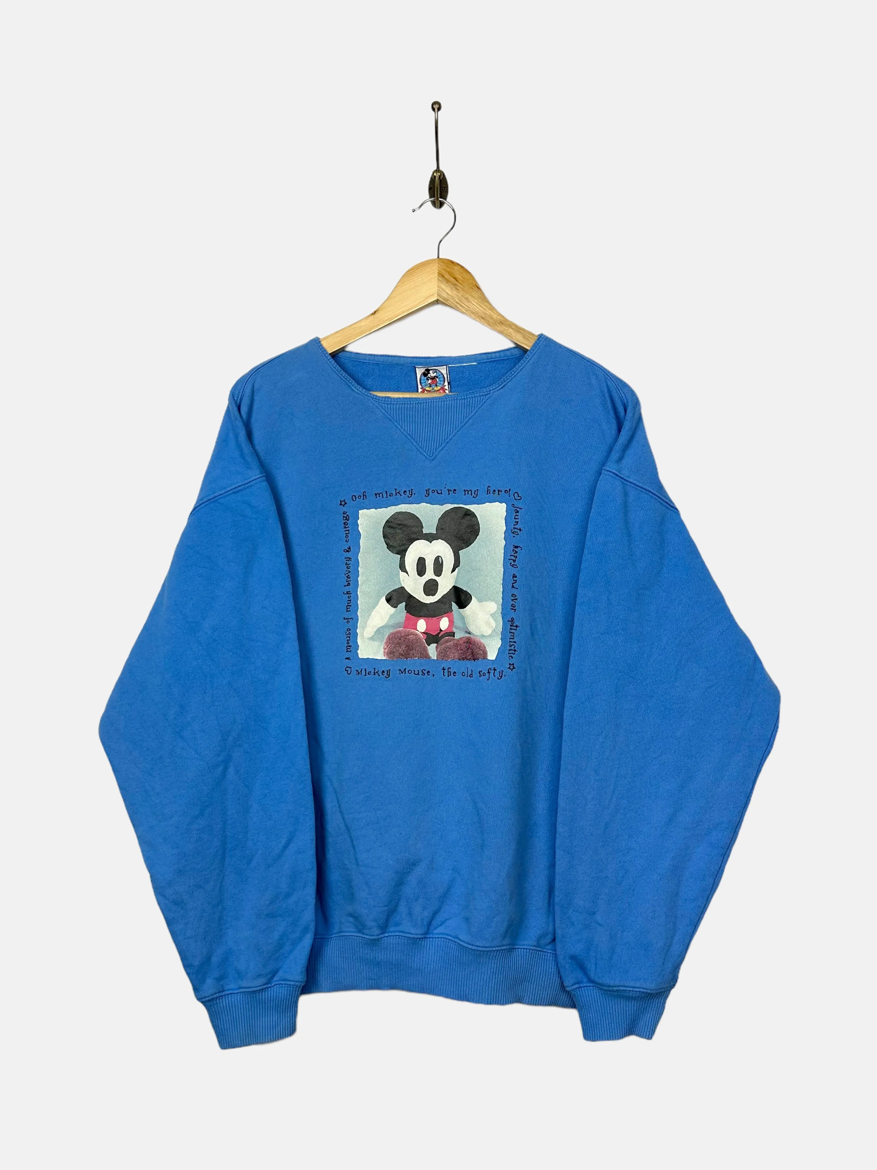 90's Disney Mickey Mouse Vintage Sweatshirt Size L