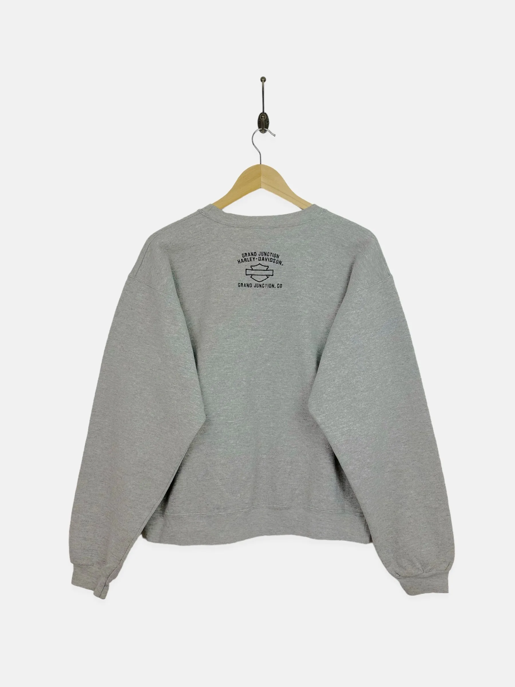 90's Harley Davidson Grand Junction Embroidered Vintage Sweatshirt Size 10