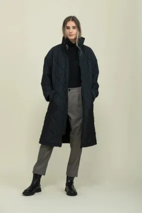 Arie Long Quilted Coat