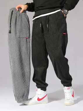 Baggy Corduroy Casual Sweatpants