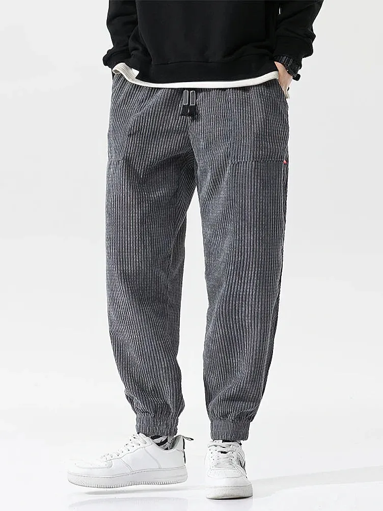 Baggy Corduroy Casual Sweatpants