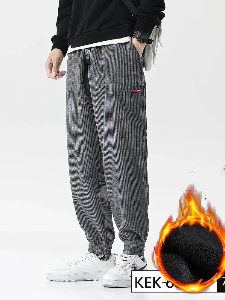 Baggy Corduroy Casual Sweatpants