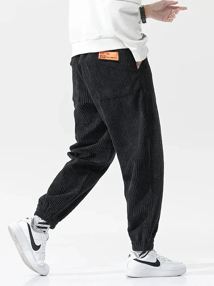 Baggy Corduroy Casual Sweatpants
