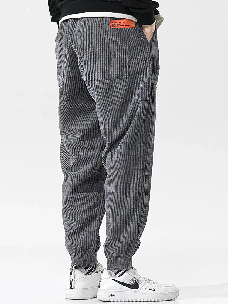 Baggy Corduroy Casual Sweatpants
