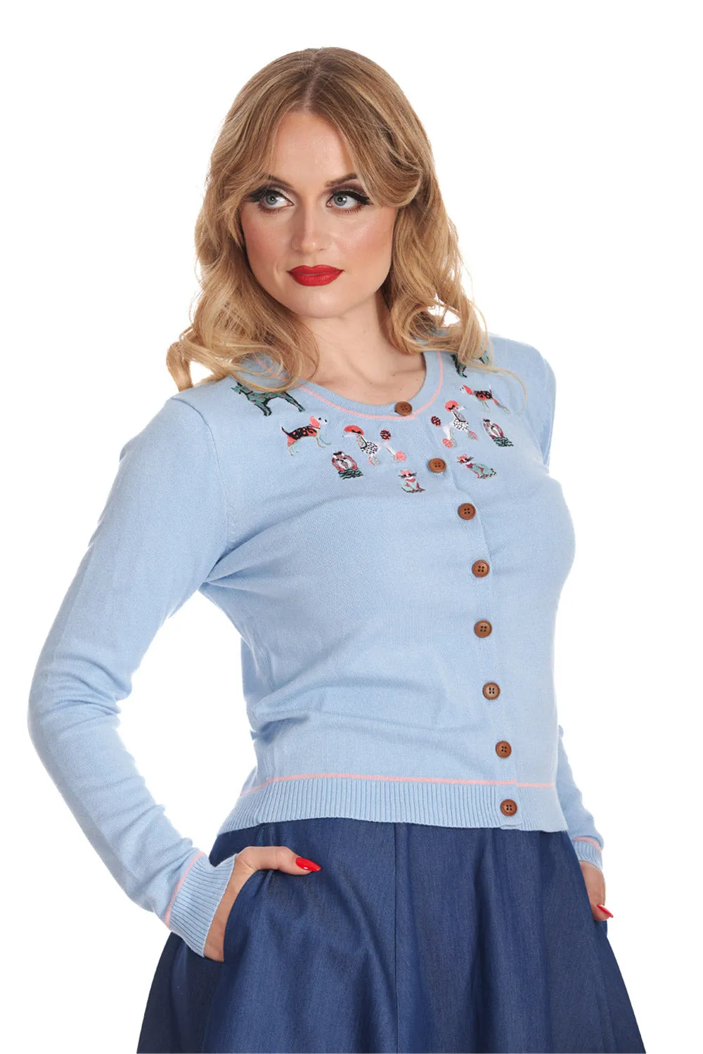 Banned Apparel - Animal Kingdom Puppy Dog Cardigan
