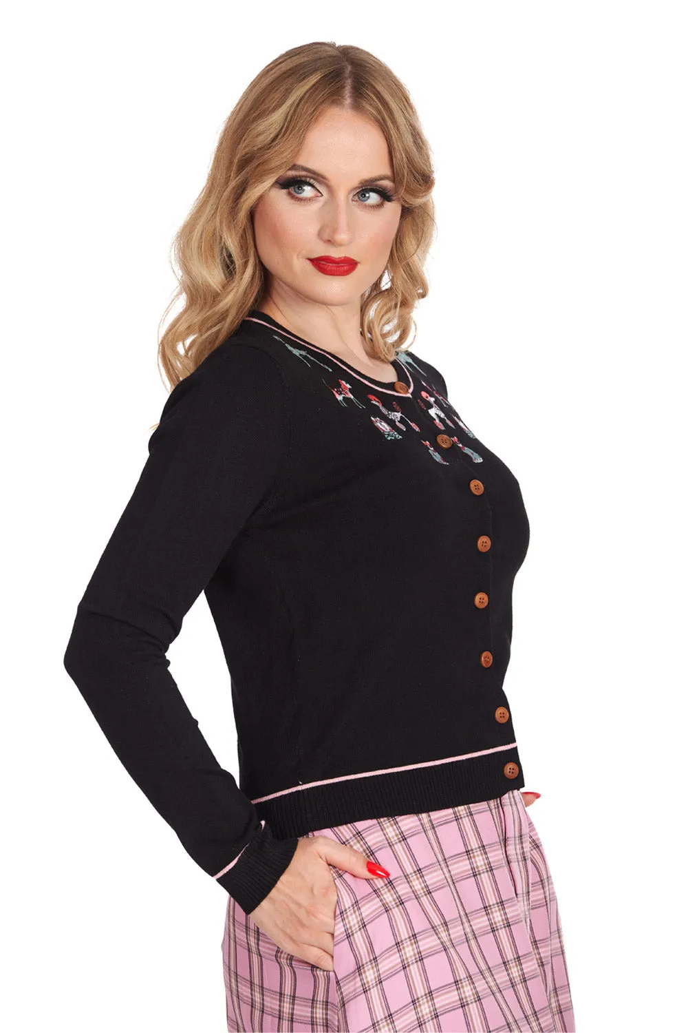 Banned Apparel - Animal Kingdom Puppy Dog Cardigan