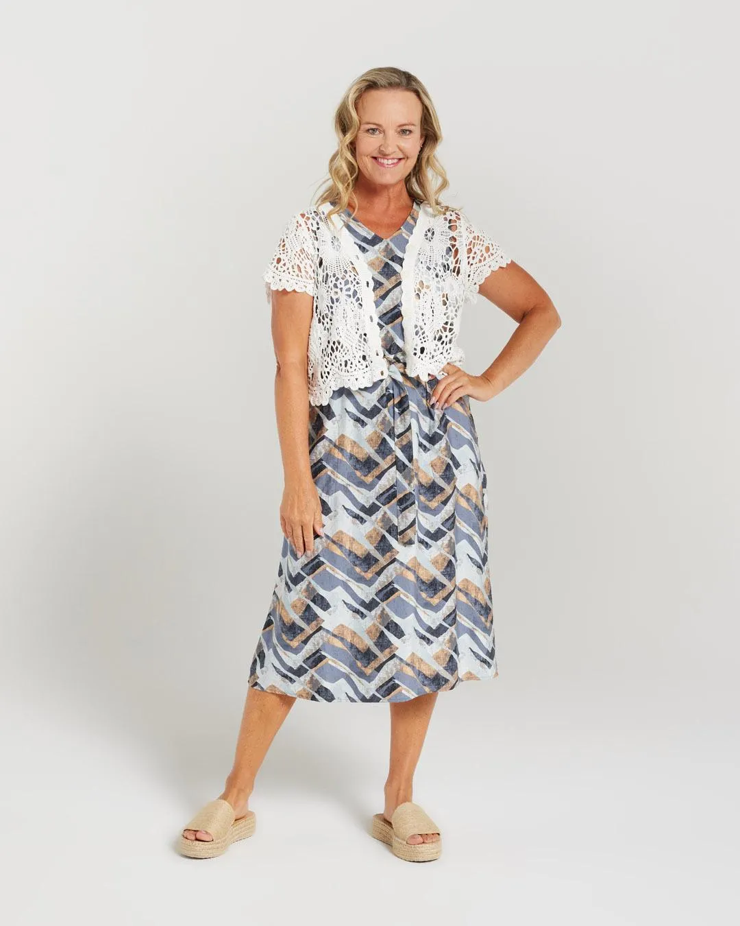 Blackstone Amy Cardigan- White