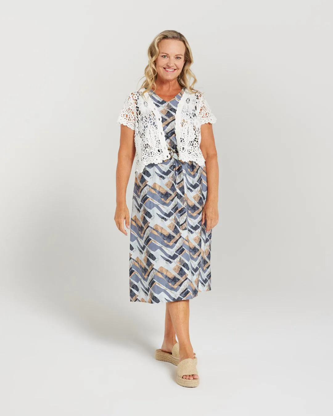 Blackstone Amy Cardigan- White