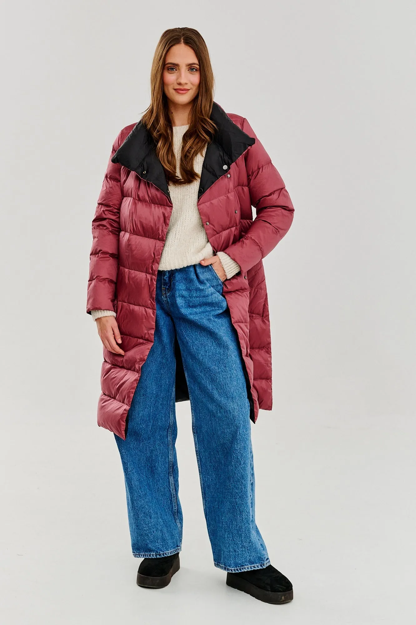 Boho Dreamer double-sided winter coat