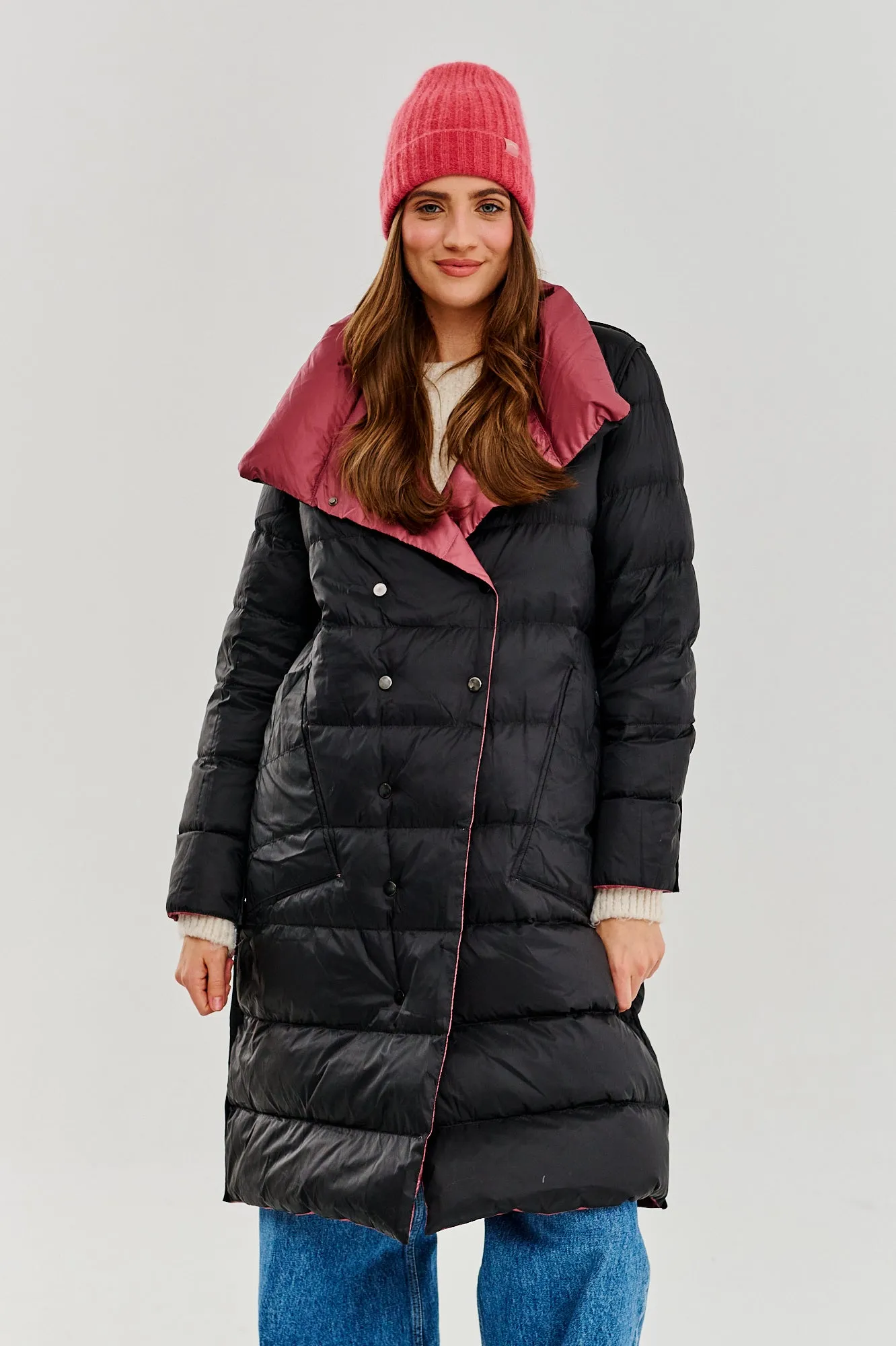 Boho Dreamer double-sided winter coat