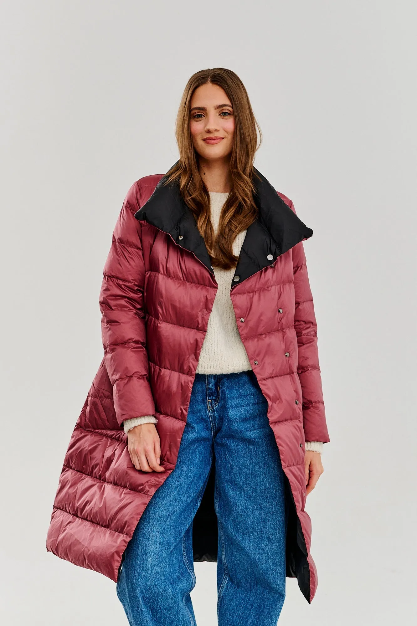 Boho Dreamer double-sided winter coat