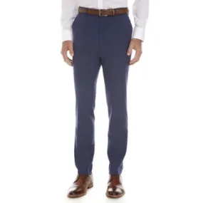 Calvin Klein Mens Skinny fit Dress Pants 32 / 32 Blue Solid