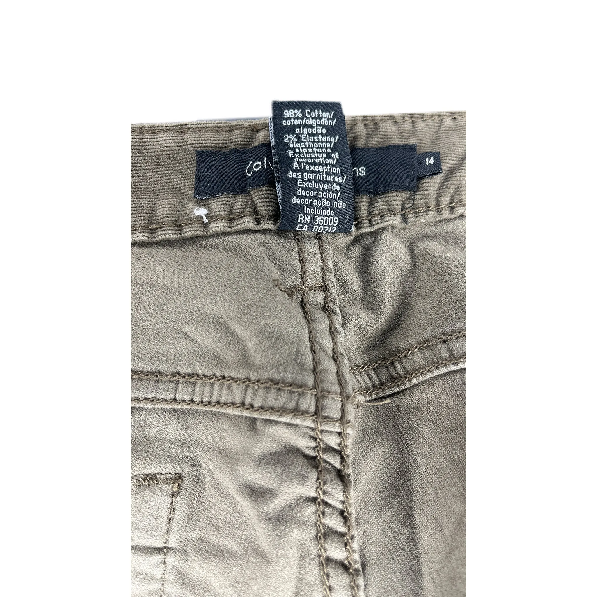 Calvin Klein Pants Brown Size 14 SKU 000213-9
