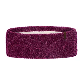 Chenille Headband - Dark Purple
