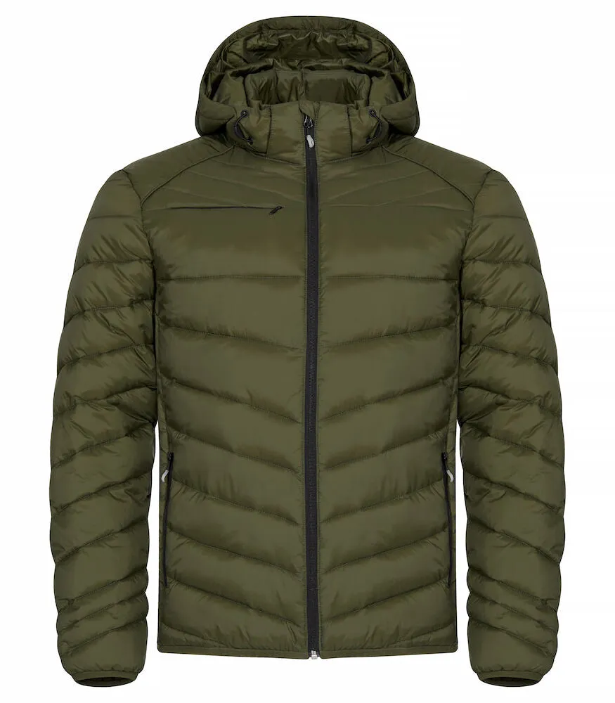 Clique Idaho Men's Jacket | Padded | Recycled Material | Removable Hood | 3 Colours | XS-4XL