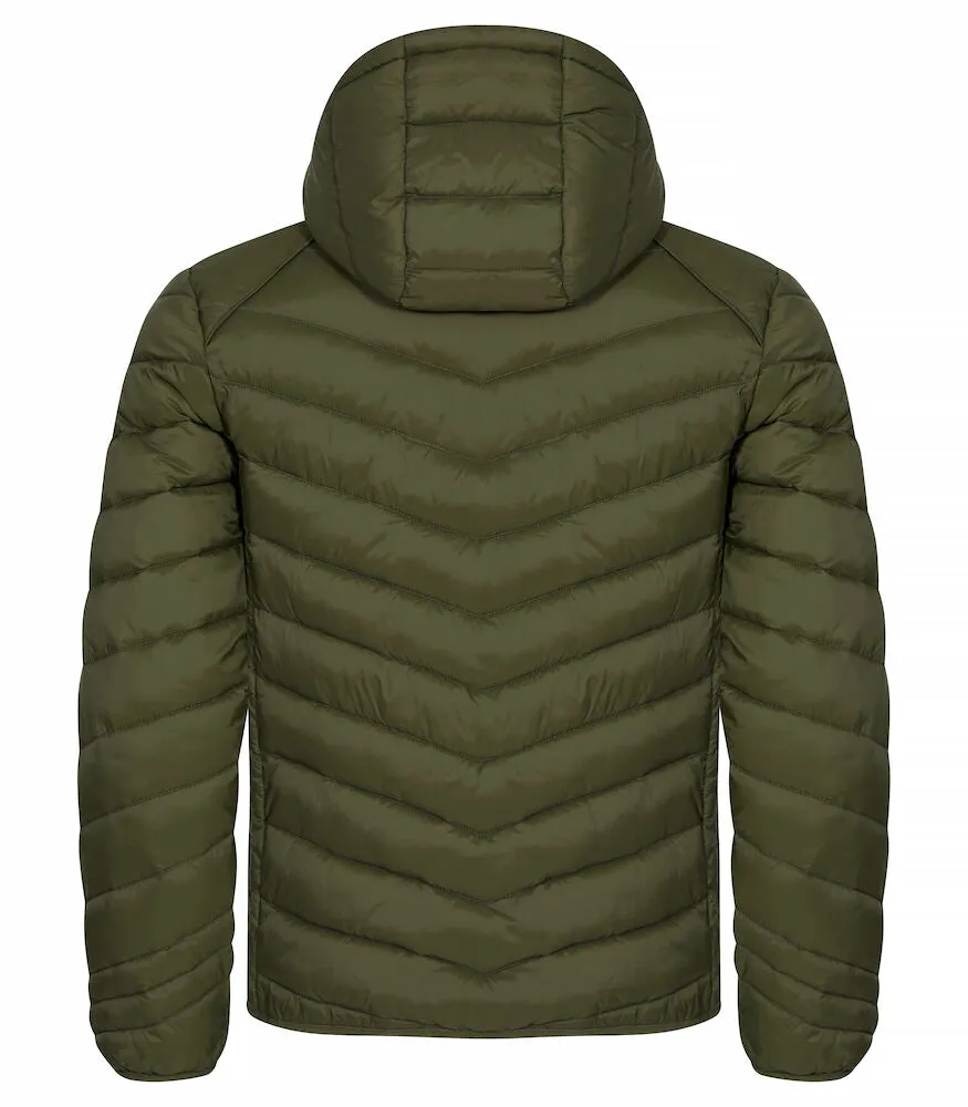 Clique Idaho Men's Jacket | Padded | Recycled Material | Removable Hood | 3 Colours | XS-4XL