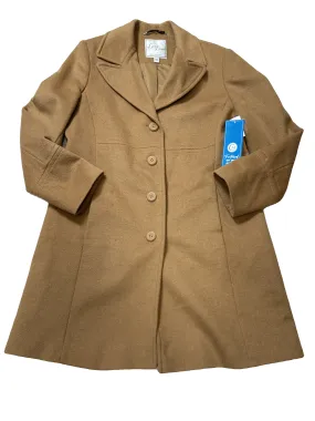 Coat Peacoat By Larry Levine In Brown, Size: L