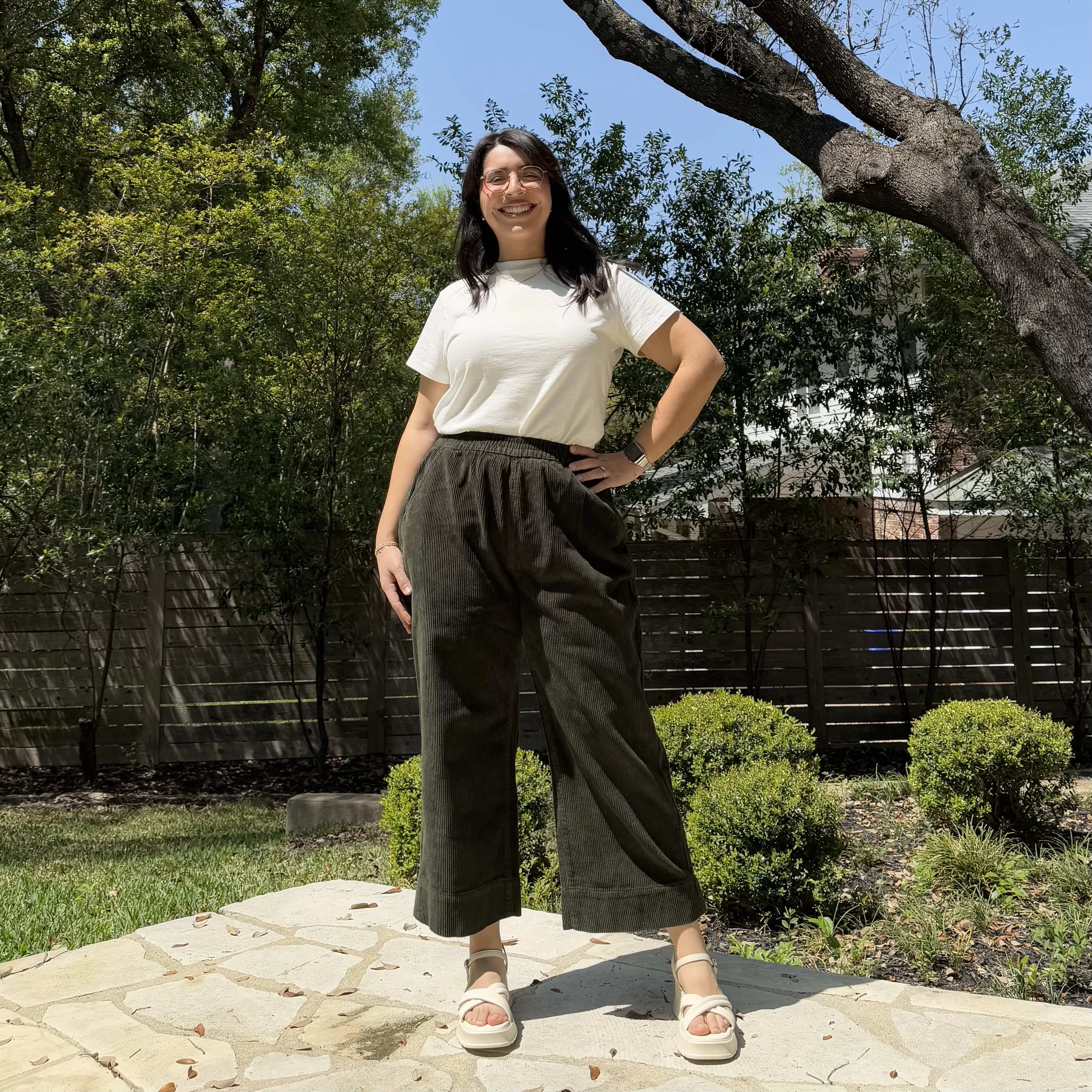 Corduroy Pants - Olive