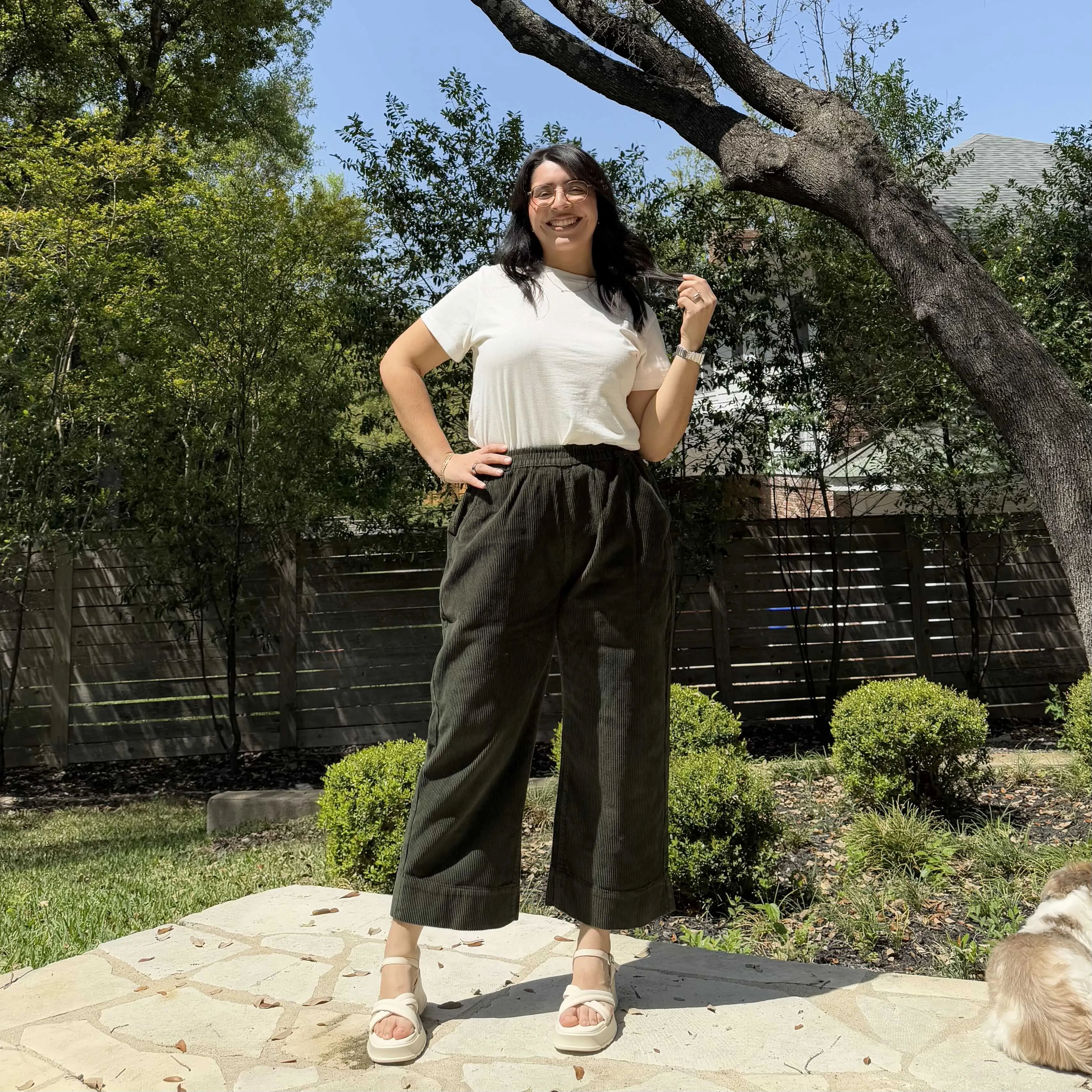 Corduroy Pants - Olive