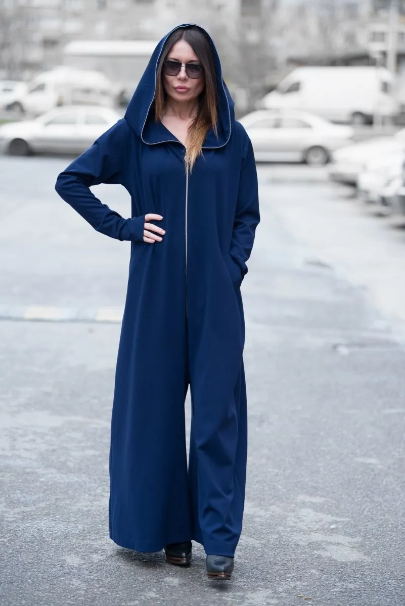Cotton Hooded Jumpsuit EVIAN