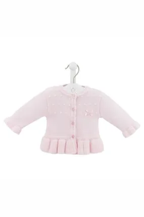 Cotton Ruffle Cardigan