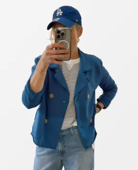 Crop Belfast Peacoat Blue Bird