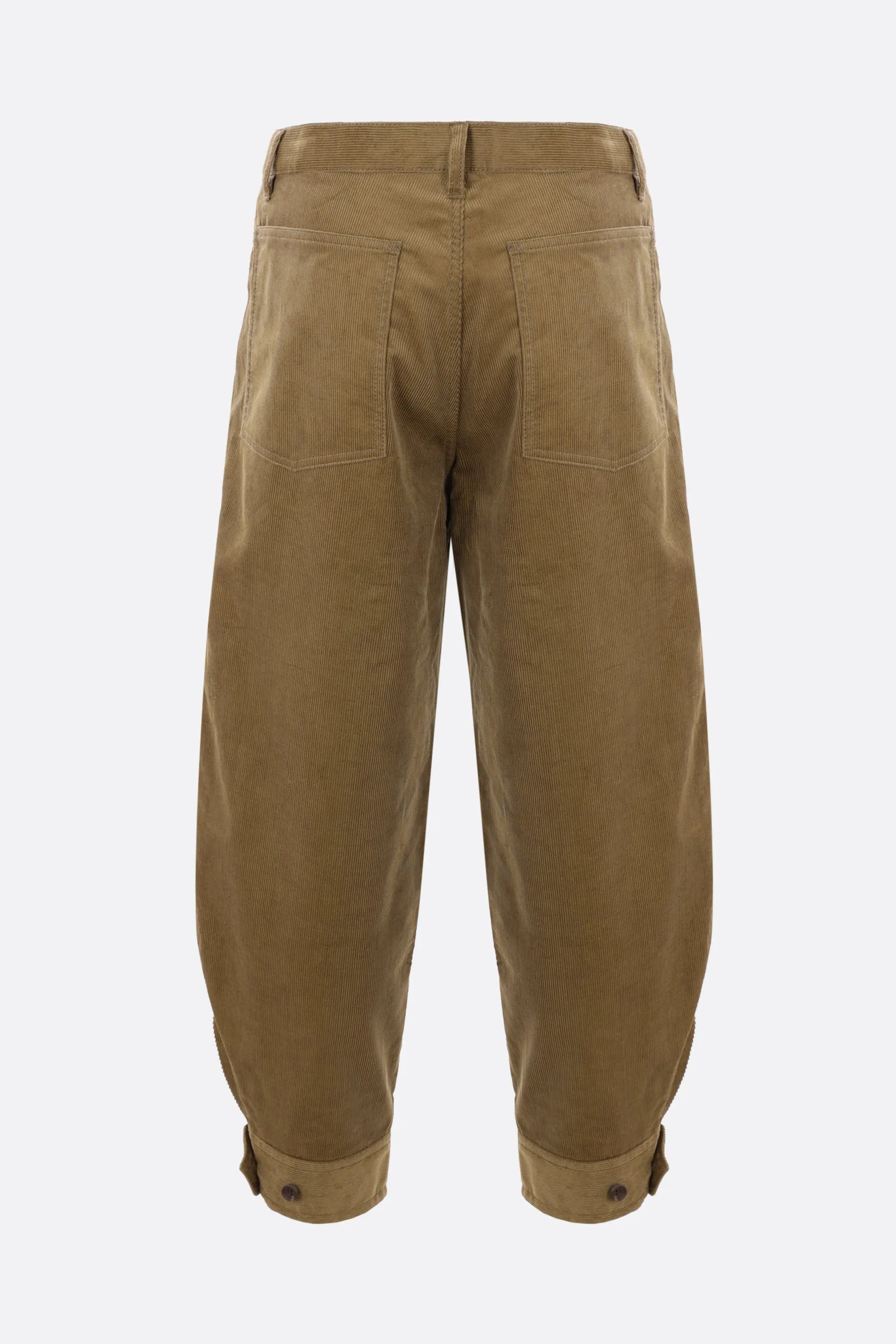 Cropped Corduroy Trousers