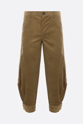 Cropped Corduroy Trousers