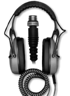 DetectorPro Gray Ghost Underwater Amphibian II Headphones for Minelab CTX 3030