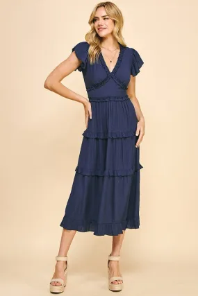 Effortlessly Lovely Tiered Ruffle Dress