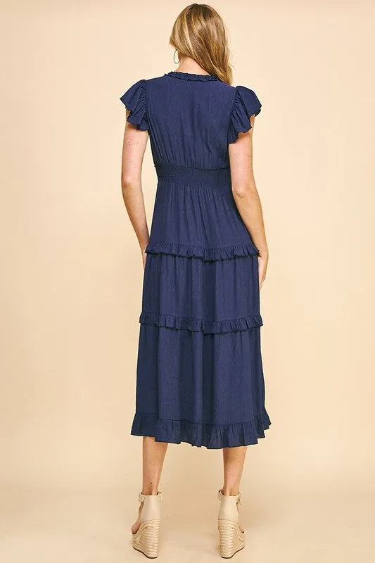Effortlessly Lovely Tiered Ruffle Dress