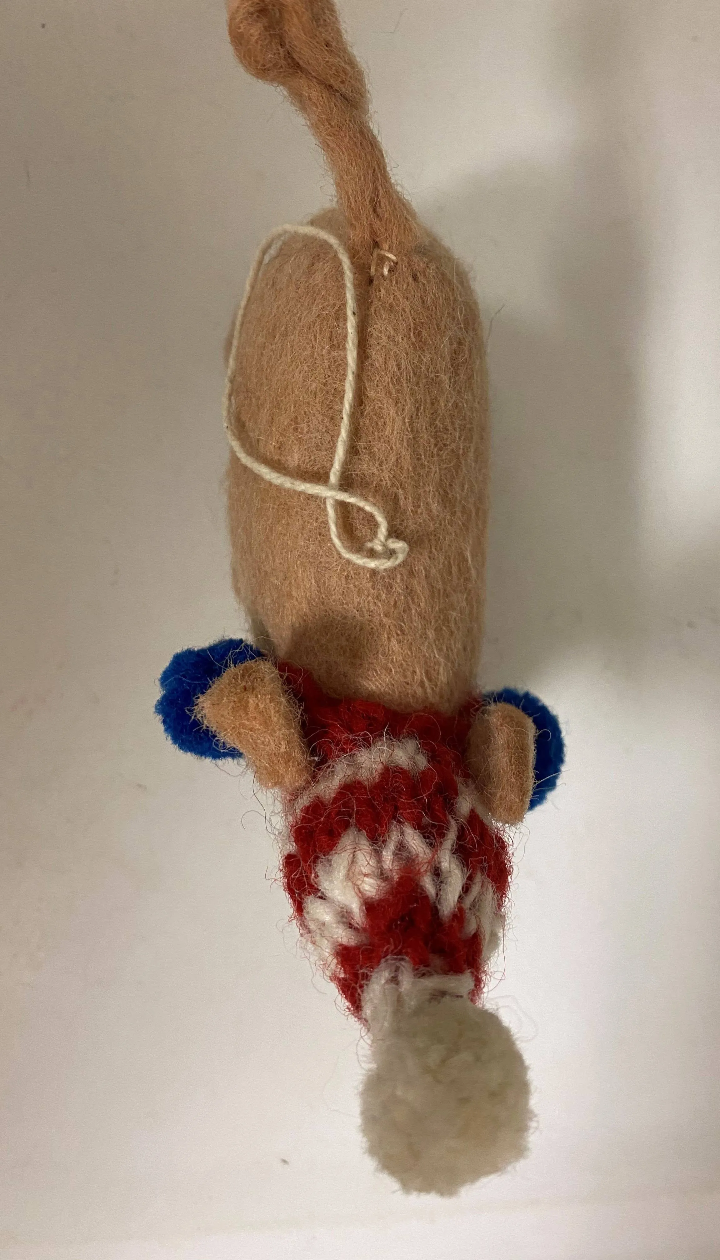 Felted Wool "Pig Pickles" w Earmuffs & Hat