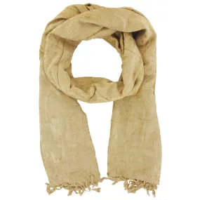 Gold Chenille Scarf