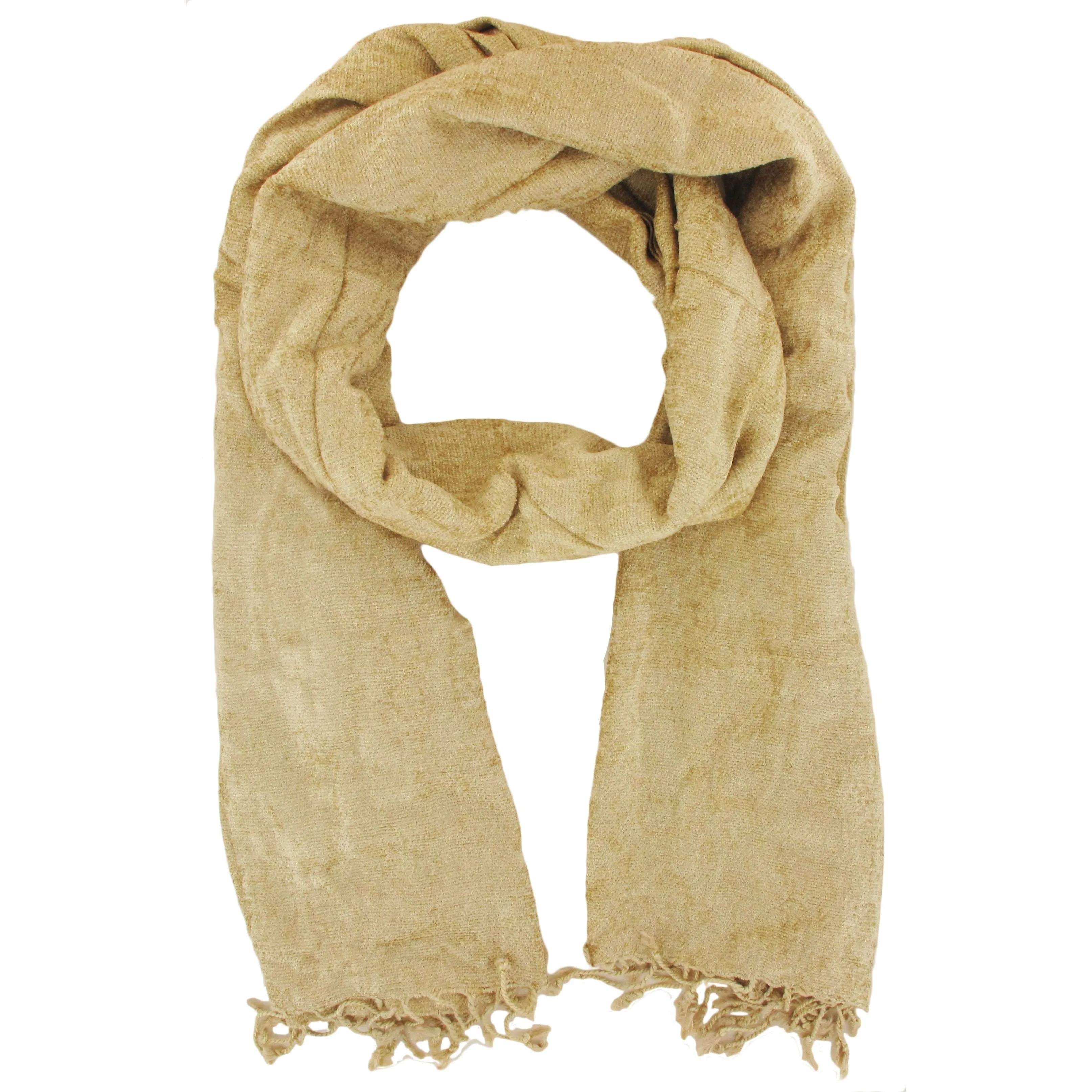 Gold Chenille Scarf