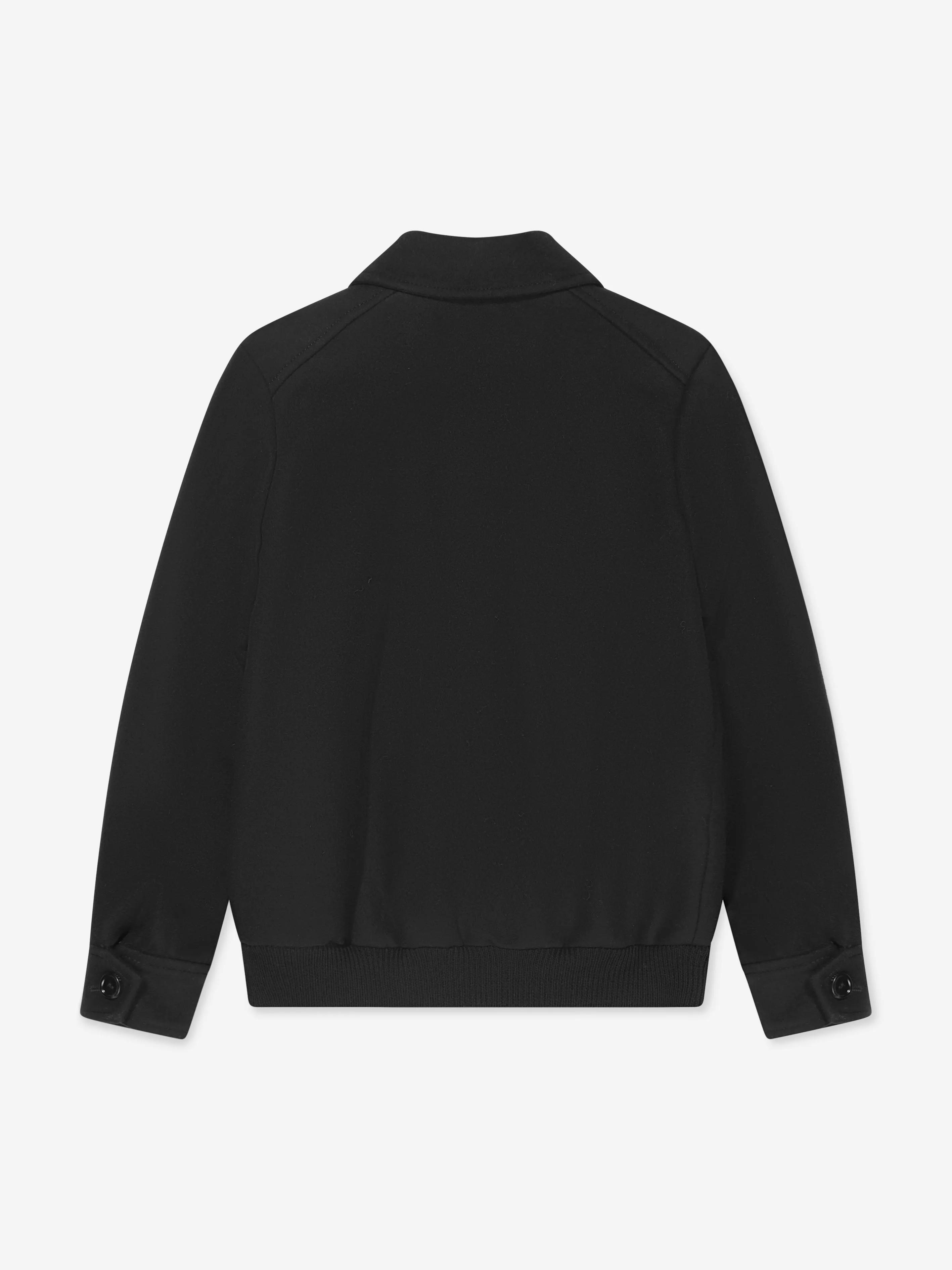 Gucci Boys Wool Horsebit Zip Bomber Jacket