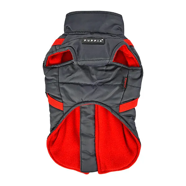 Harness Coat | Mountaineer Charcoal & Red