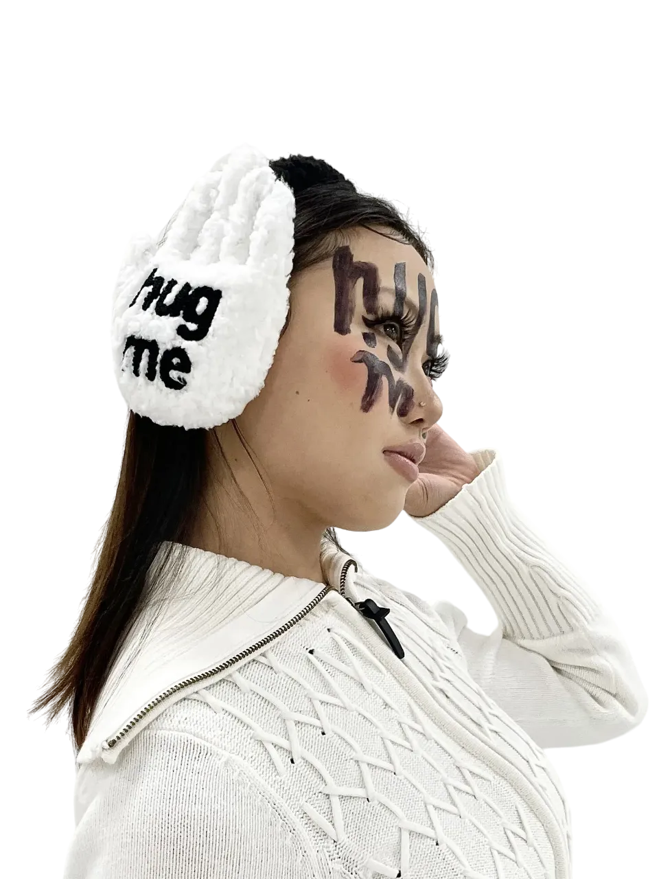 'Hug Me' Wool Fleece Ear Muffs