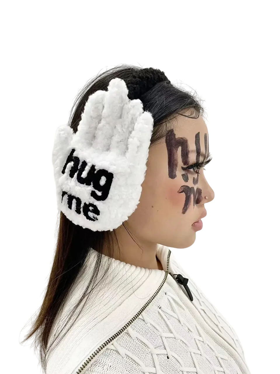 'Hug Me' Wool Fleece Ear Muffs