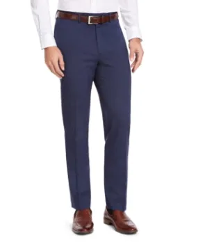 Izod Mens Classic fit Dress Pants 30 / 32 Blue Solid