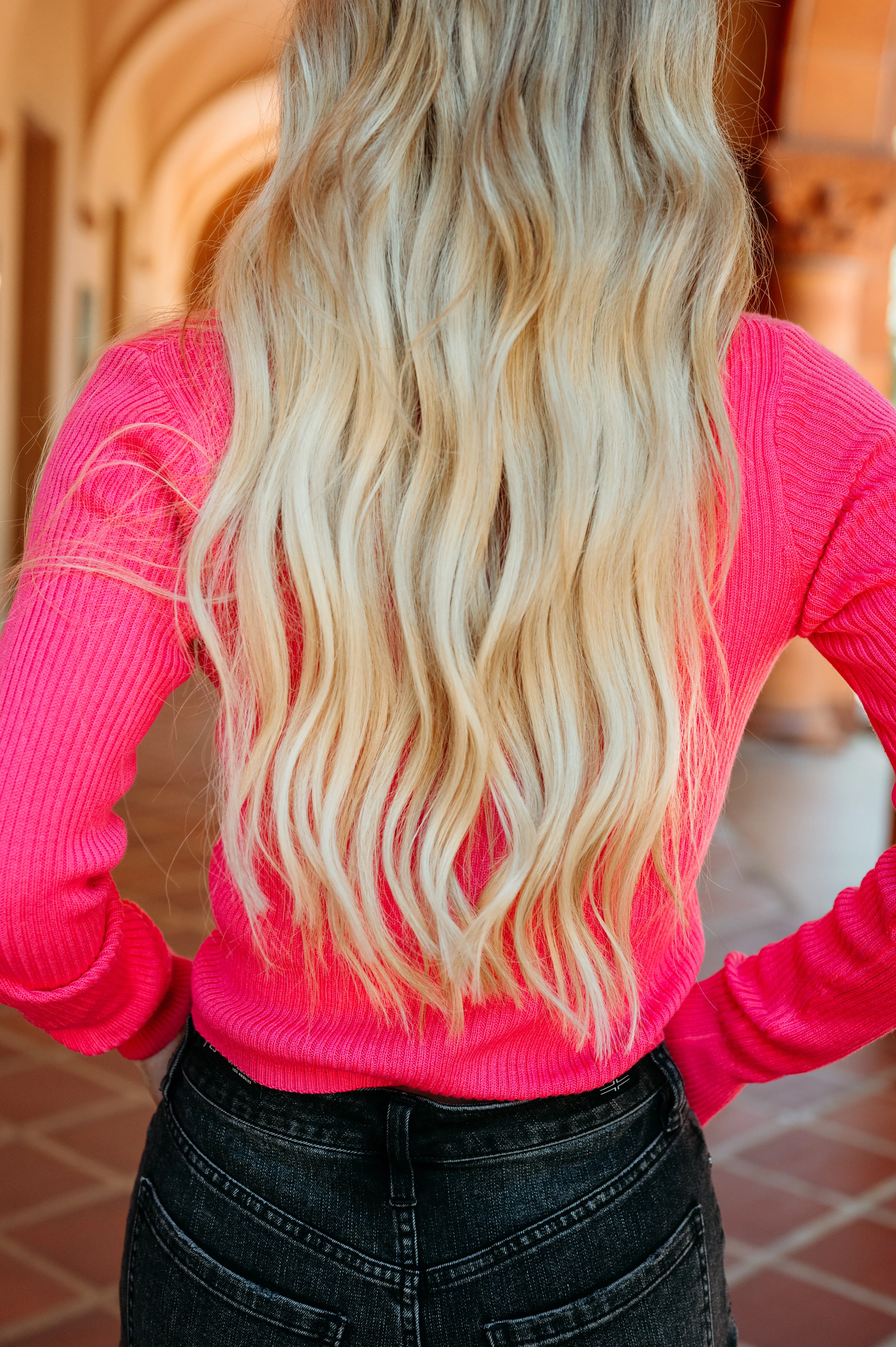 Joy V-Neck Ribbed Cardigan