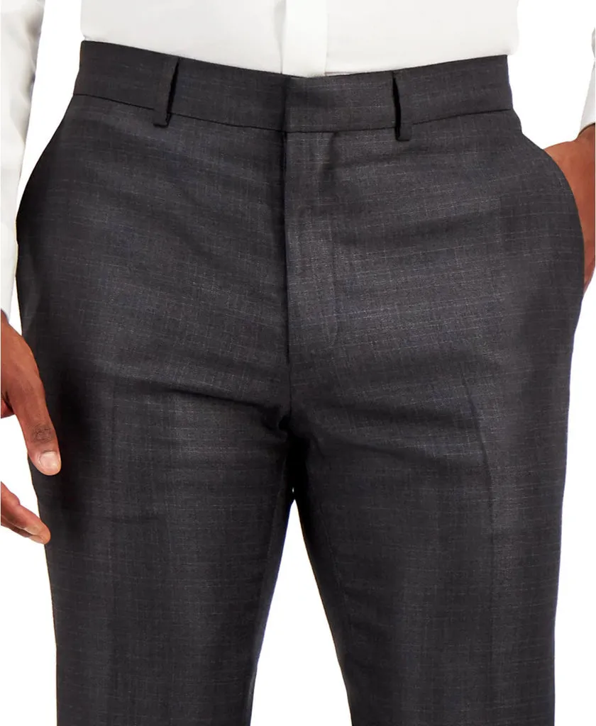 Kenneth Cole Reaction Mens Slim fit Dress Pants 32 / 30 Gun Metal Grey