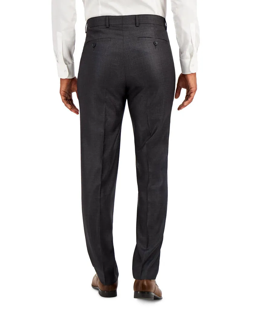 Kenneth Cole Reaction Mens Slim fit Dress Pants 32 / 30 Gun Metal Grey