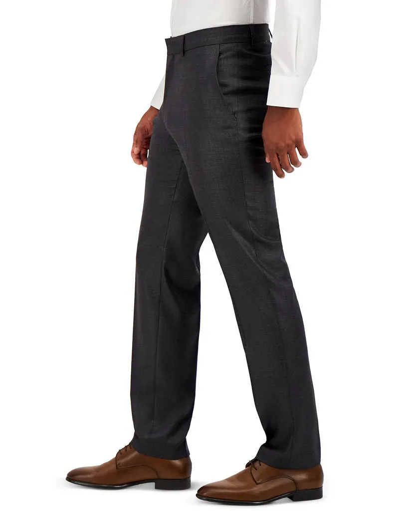 Kenneth Cole Reaction Mens Slim fit Dress Pants 32 / 30 Gun Metal Grey