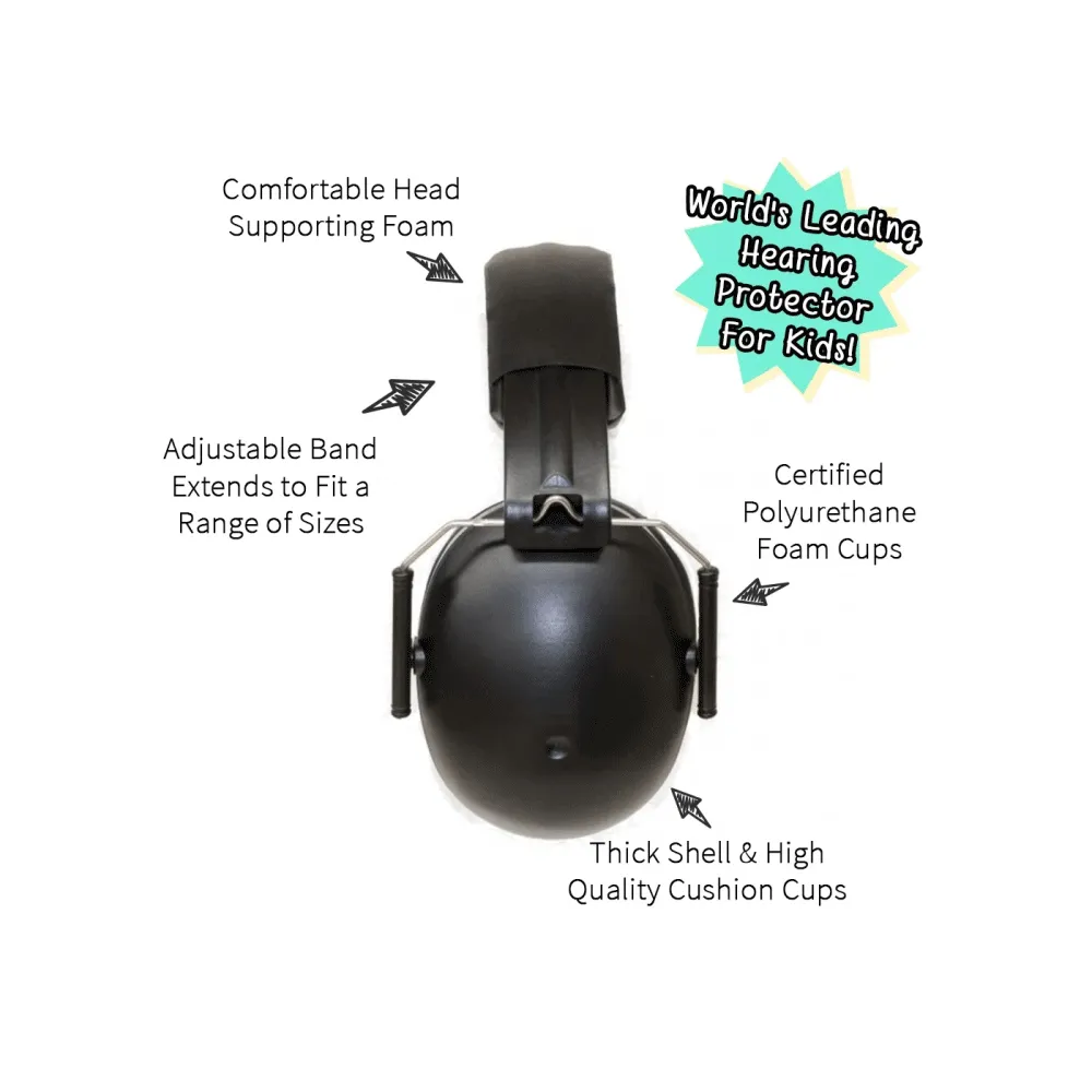 Kids Hearing Protection Earmuffs (2y ) - Baby Banz