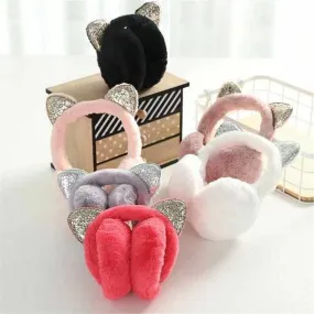 Ladies Winter Warm Windproof Adjustable Earmuffs